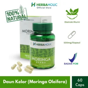 coba.herbaholic.id kapsul ekstrak daun kelor moringa 500 mg 60 capsules