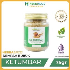 coba.herbaholic.id herbaspice ketumbar corriander rempah bubuk 75gr