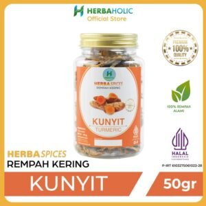 coba.herbaholic.id herbaspice kunyit turmeric rempah kering 50gr