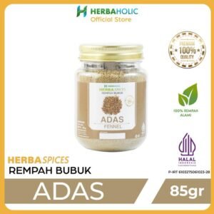 coba.herbaholic.id herbaspice adas fennel rempah bubuk 85gr
